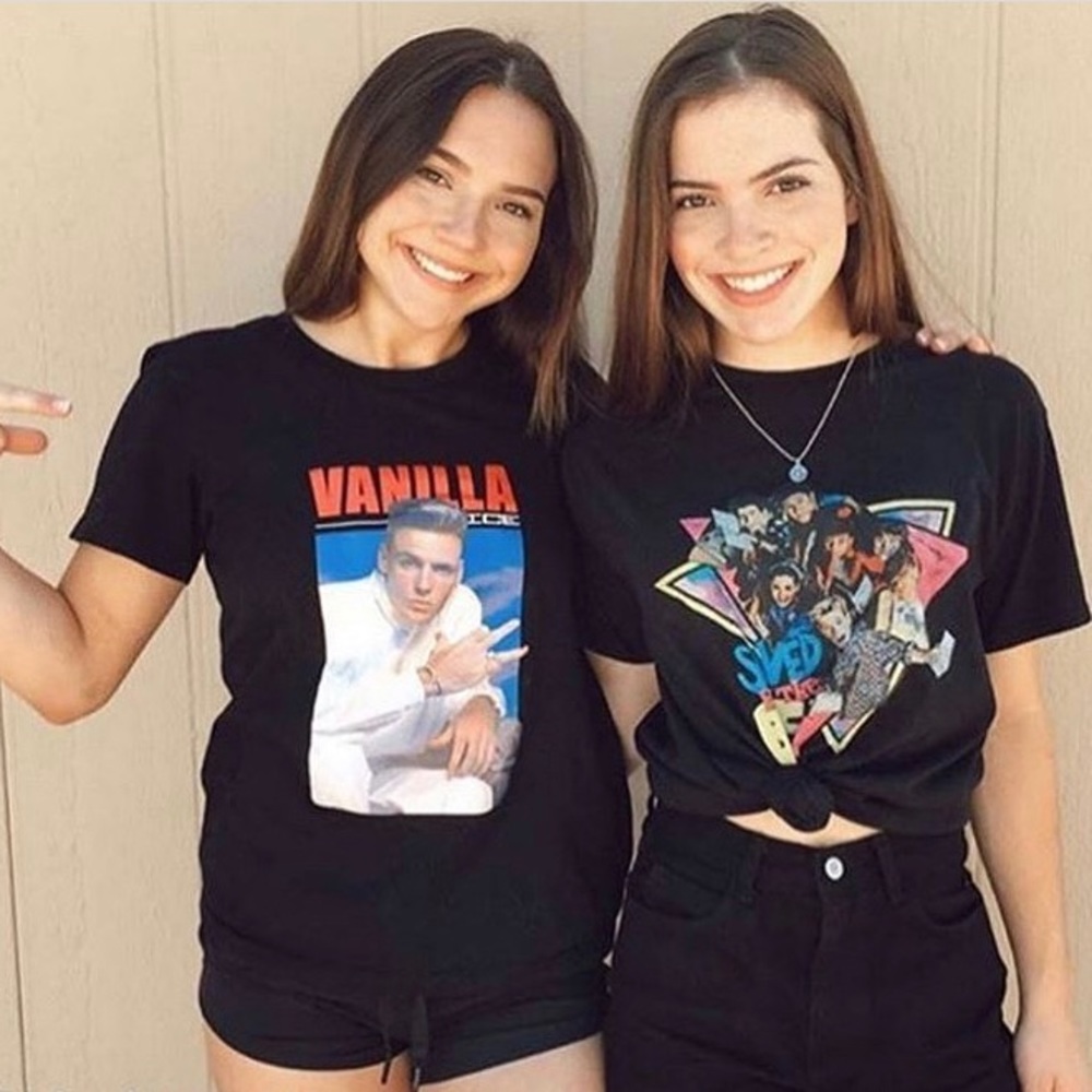 Vintage Vanilla Ice Concert Tee Shirt Top unisex